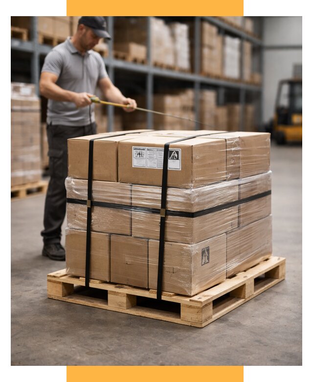 Упаковка и паллетирование грузов от 3648 р. | СетСервис-Бзл