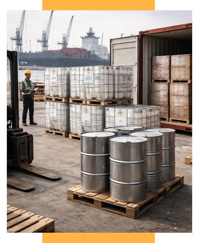 Доставка химического сырья из Индии от 260600 р. | СетСервис-Бзл