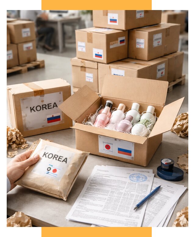 Доставка косметики из Кореи от 8860 р. под ключ | СетСервис-Бзл