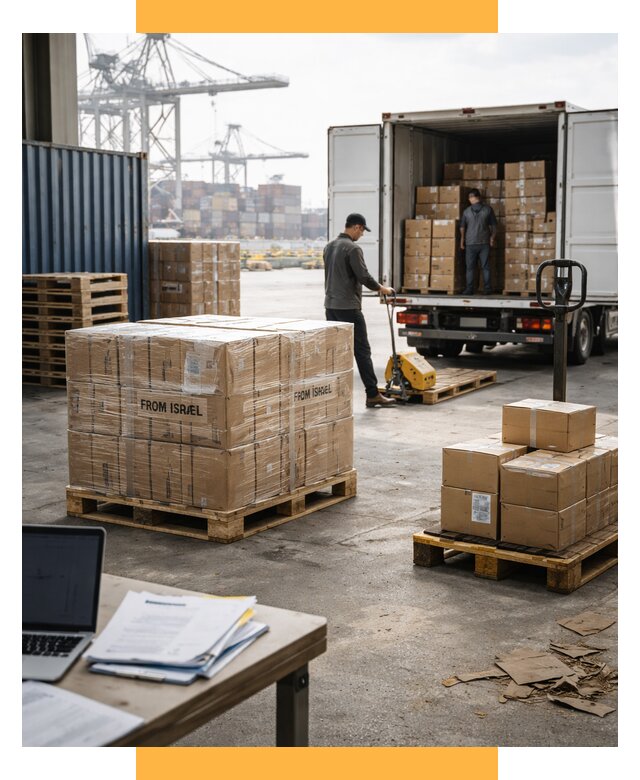 Доставка грузов из Израиля от 15636 р., логистика от СетСервис-Бзл