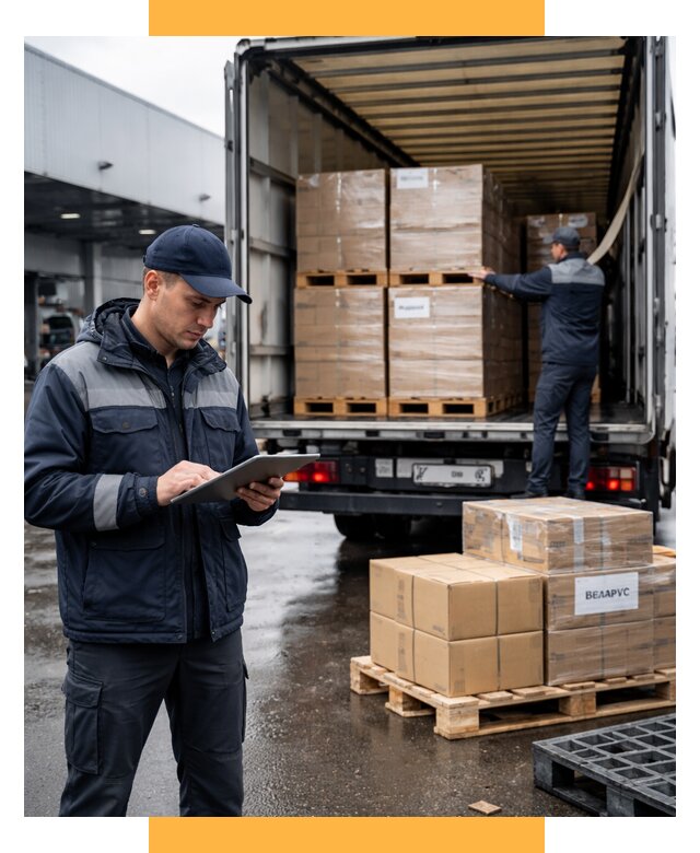 Доставка грузов из Беларуси от 15636 р. логистика СетСервис-Бзл