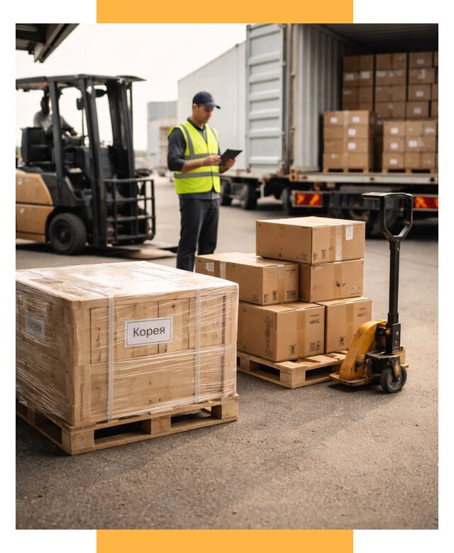 Доставка грузов в Корею из России от 36484 р. | СетСервис-Бзл