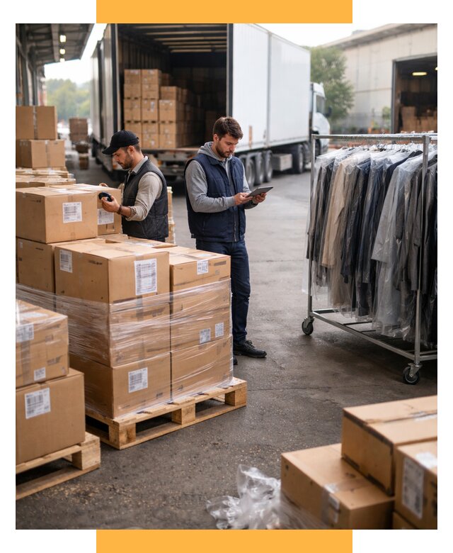 Перевозка и доставка одежды из Китая от 7818 р., СетСервис-Бзл