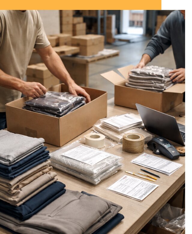 Перевозка одежды по миру от 7818 руб. с таможенным оформлением