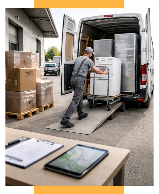 Перевозка бытовой техники от 6776 р. - логистика СетСервис-Бзл