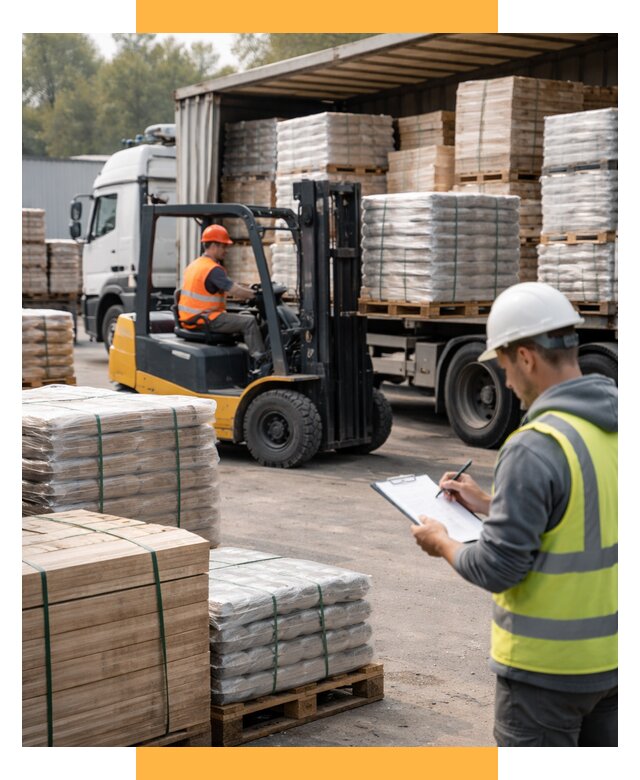 Перевозка строительных материалов от 5733 р. | СетСервис-Бзл