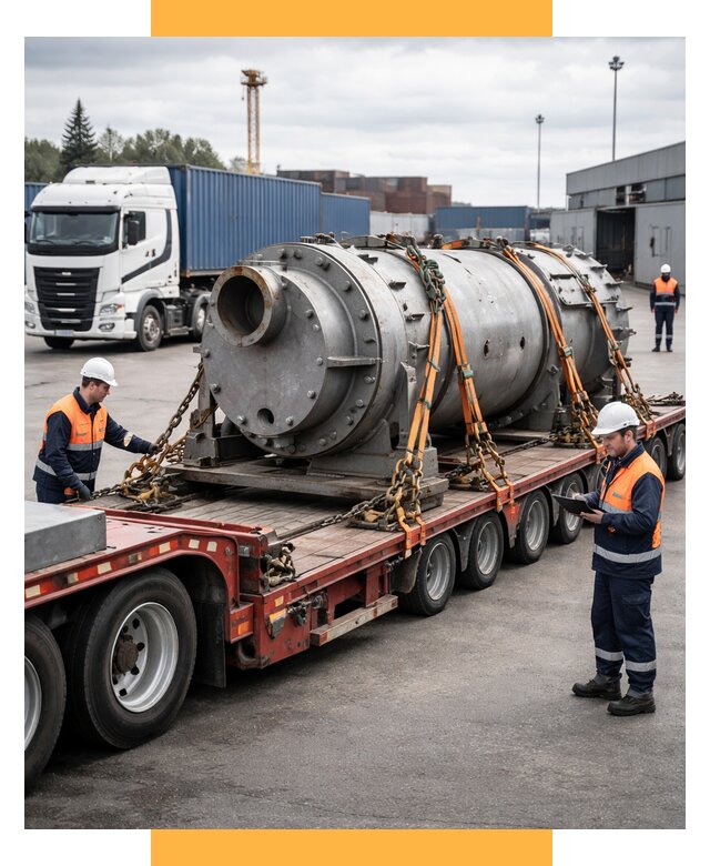 Перевозка тяжеловесных грузов под ключ от 156360 р. | СетСервис-Бзл