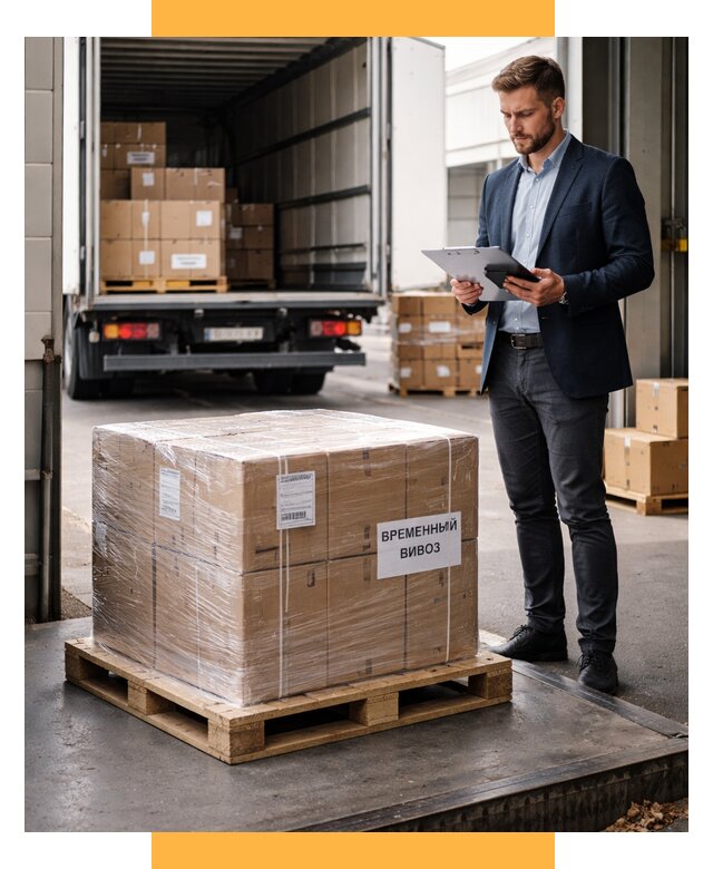 Временный вывоз товаров под ключ от 8339 р. | СетСервис-Бзл