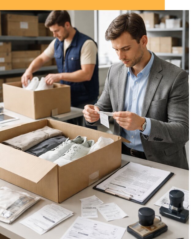 Таможенное оформление одежды и обуви по выгодной цене от 6776 руб