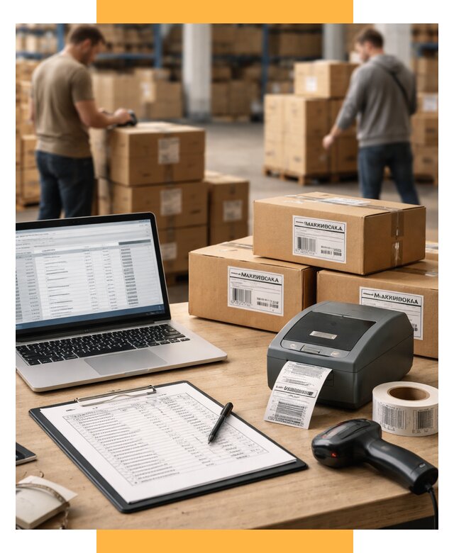 Маркировка импортных товаров от 4691 р. под ключ, СетСервис-Бзл